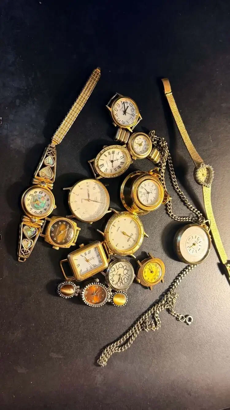 Vintage Mixed Assortment Women's Gold Craft Watch Lot